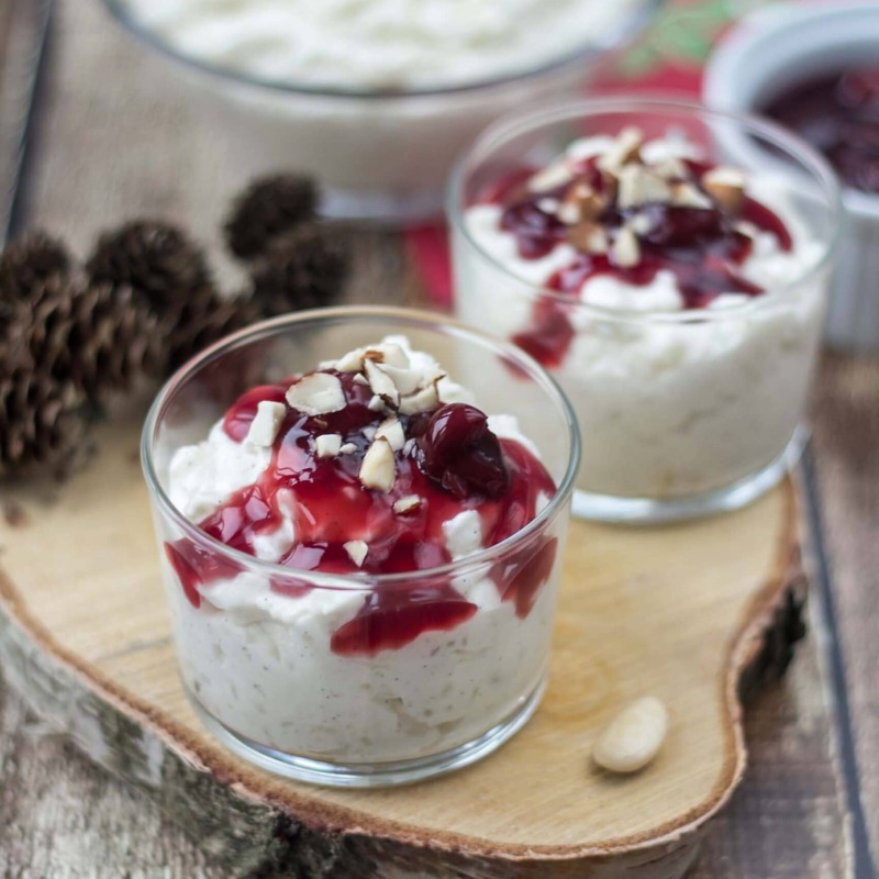 Risalamande med kirsebærsauce