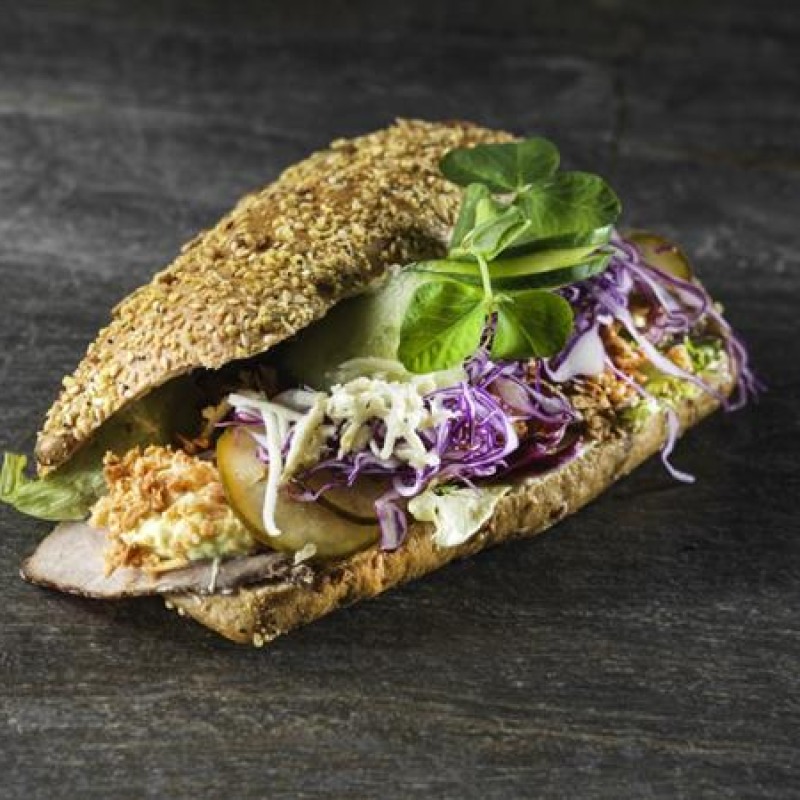 Hjemmelavet sandwich